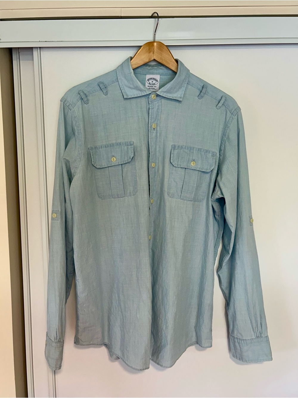 Brooks Brothers Light Blue Safari Shirt